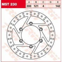 TRW Bremžu disks MST230