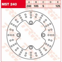 TRW Bremžu disks MST240