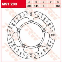 TRW Priekšējais bremžu disks MST203