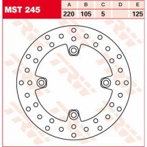 TRW Bremžu disks MST245