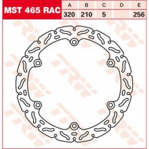 TRW Bremžu disks MST465RAC