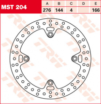 Bremžu disks TRW MST204 XRV 750