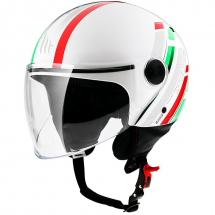 Open face helmet MT OF501 STREET SCOPE C5 white/red/green M