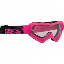 MOOSE Motokrosa brilles rozā