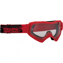MOOSE Motokrosa brilles Qualifier Agroid sarkanas